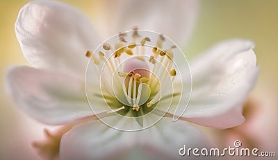 Close up of flower petal innature beauty ,generative AI Stock Photo