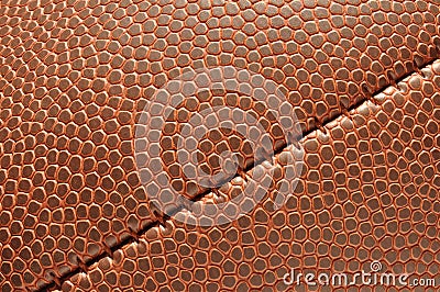 Close-up of Football Texture Stock Photo