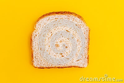 Close-up. Fresh backed toast bread. Top view. Stock Photo