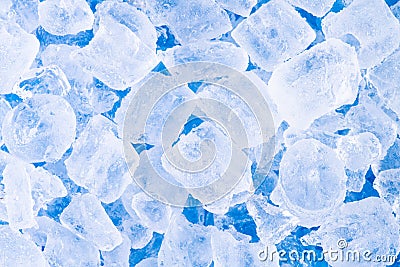 Close up fresh cool ice tube background and texture Stock Photo
