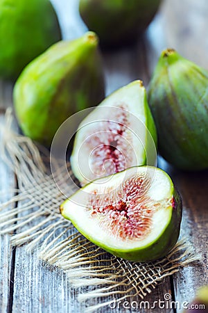 Close-up of fresh figs Stock Photo