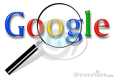 Close up of google search homepage and cursor on the screen google is worlds. Editorial Stock Photo
