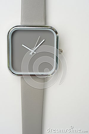 Close up of gray wrist watches Stock Photo