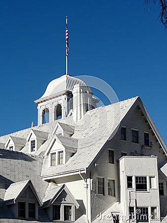 Close-up of Historic Claremont Hotel Editorial Stock Photo