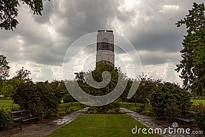 Joseph D. Baker Tower in Frederick Maryland Stock Photo