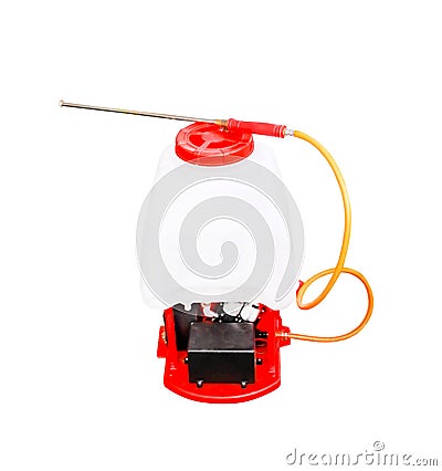 Inject eliminates termites tool or pesticide equipment isolated on white background with clipping path Stock Photo