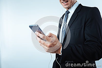 Close up of an innovative smartphone Stock Photo