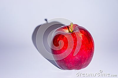 A fresh red apple Stock Photo