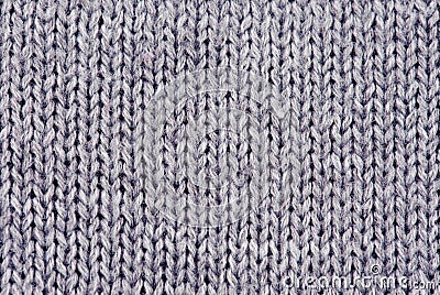 Close-up of knitted wool texture Stock Photo