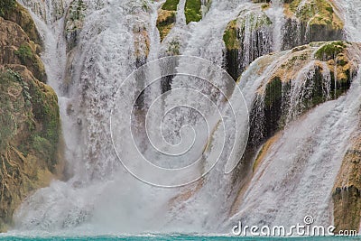 close up Landscape photo,& x28;EL SALTO-EL MECO& x29; san luis potosi Mexico, beautiful waterfall Stock Photo