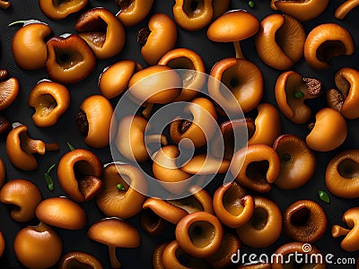 close up of a lot of delicious mushroom Stock Photo