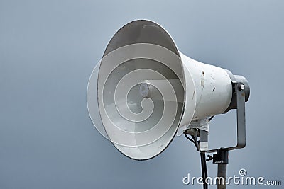 Close up of a loud speaker Stock Photo