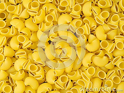 Lumache rigate pasta Stock Photo