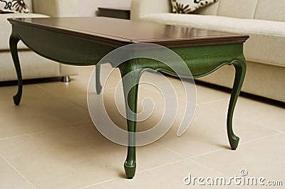 Close-up of a luxurious table corner Stock Photo