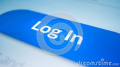 Close-up Macro Shot: Smartphone with Open Application Showing Authorization Screen asking to Enter Stock Photo