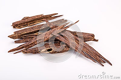 Close Up Macro Shot Of Sticks Of Agar Wood Or Agarwood Stock Photo