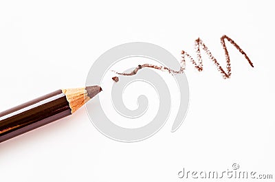 Close up of Make up pencil. Stock Photo