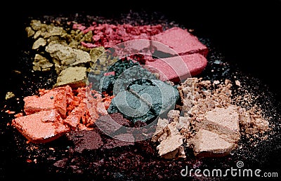 Close up of a make up powder Stock Photo