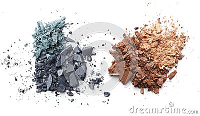 Close up of a make up powder on white Stock Photo