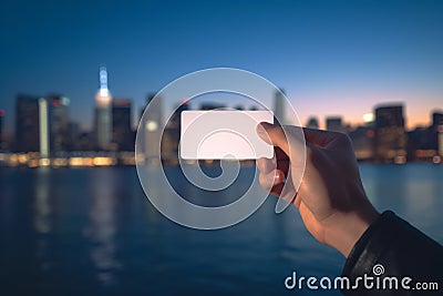 Close up male hand unrecognizable man businessman in formal suit employer unknown entrepreneur lawyer arm holding empty Stock Photo