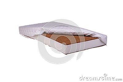 Close-up mattress made of coconut fiber Stock Photo