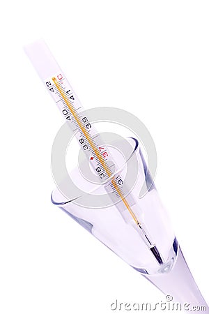 Close up of the medical thermometer Stock Photo