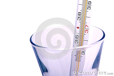 Close up of the medical thermometer Stock Photo