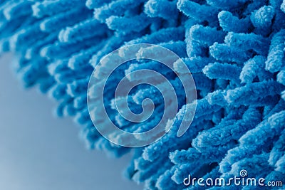 Close up microfiber duster broom Stock Photo
