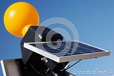 Close up Modern Solar Panel Technology Stock Photo