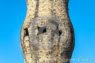 Close up on the monument of indigenous people Editorial Stock Photo