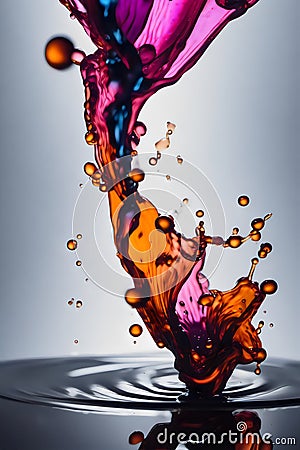 A Little Splash of Color Stock Photo