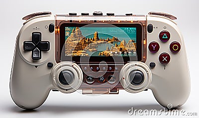 Close Up of Nintendo Wii Game Controller Stock Photo