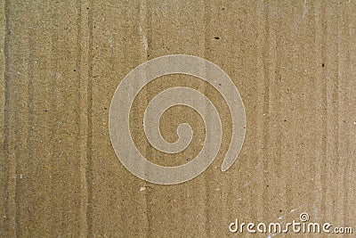 Close up old grainy decorative light brown vintage rough sheet of carton cardboard paper texture or background. Stock Photo