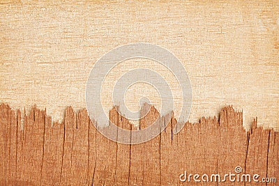 Old texture dark and light brown decayed plywood patterns abstract for background and copy space Stock Photo