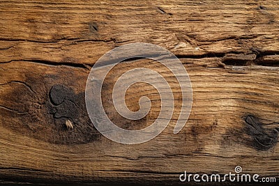 Close up of an old wooden panel Stock Photo