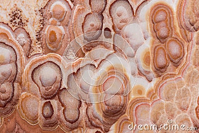 Close up onyx beige natural stone marble texture. Stock Photo