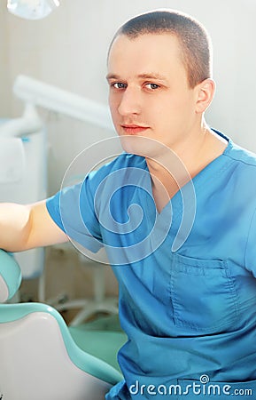 Close-up of open mouth during oral checkup at the dentist's Stock Photo