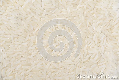 Close up of organic Thai Jasmine rice grain Stock Photo