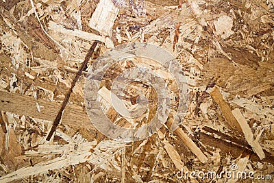 Close up Oriented Strand Board for background textures Stock Photo