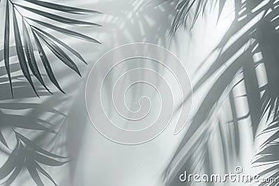 Close Up of Palm Tree Leaves Stock Photo