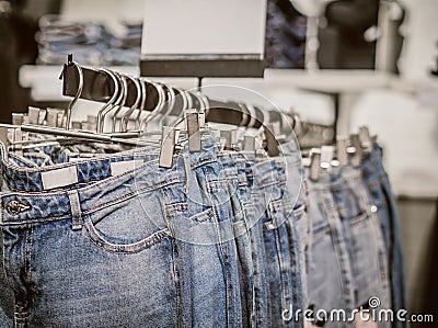 Close up of pants jeans Stock Photo