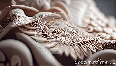 Close up pattern on animal leather, elegance in design ,generative AI Stock Photo