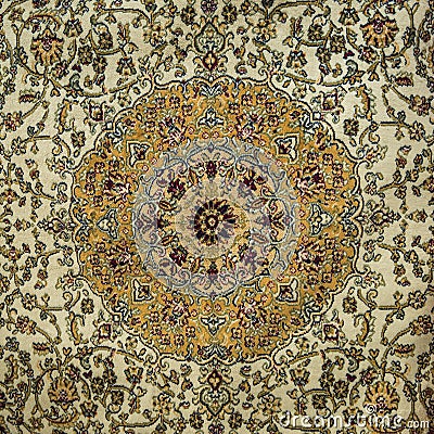 Close up of Persian carpet Stock Photo