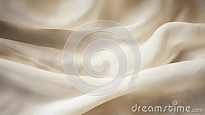 Soft Focus Linen Texture: A Nostalgic And Free-flowing Fabric Stock Photo