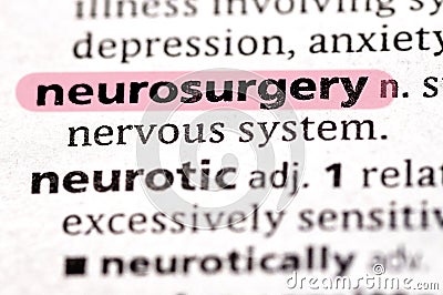 neurosurgery Stock Photo