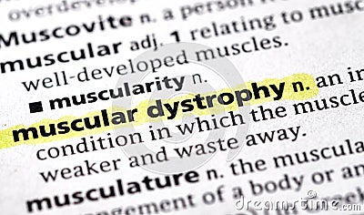 muscular dystrophy Stock Photo