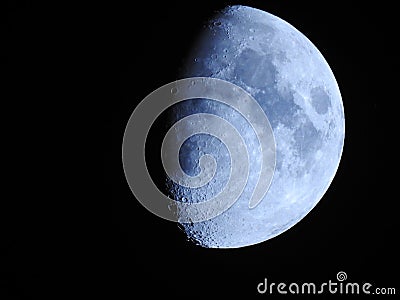 Close up photography of the moon Stock Photo