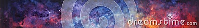 Close-up picture of sky, watercolor painting, deviantart, space art Stock Photo