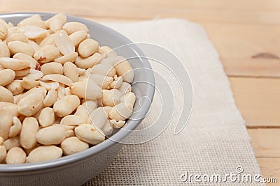 Close up of pile of peanuts Stock Photo