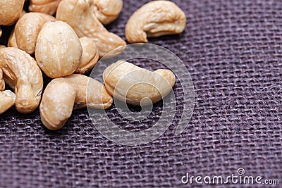 Close up of pile of peanuts Stock Photo